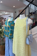 yascrimo-mini-ruche-jurk-wax-yellow-Y.A.S-etalagefoto-zijaanzicht-1