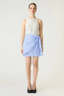 Yasannalea Striped Mini Skirt | YAS