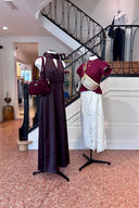 Yasthea Maxi Satin Dress | YAS