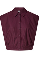 Yastimber Gestreepte Cropped Hemd Blouse | YAS