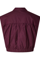 Yastimber Gestreepte Cropped Hemd Blouse | YAS