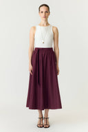Yastimber Maxi Gestreepte Rok | YAS