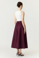Yastimber Maxi Gestreepte Rok | YAS