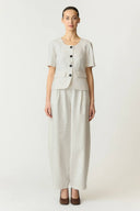 yasdotly-polka-dot-barrel-balloon-geklede-broek-star-white-Y.A.S-modelfoto-vooraanzicht-1