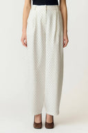 yasdotly-polka-dot-barrel-balloon-geklede-broek-star-white-Y.A.S-modelfoto-vooraanzicht-2