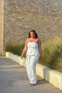 yasdotly-polka-dot-bandeau-top-star-white-Y.A.S-lookfoto-vooraanzicht-2