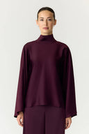 yaspelana-satijnen-blouse-bordeaux-fig-yas-modelfoto-vooraanzicht-1