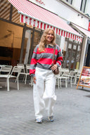yaslua-effen-barrel-balloon-denim-jeans-broek-cream-yas-lookfoto-vooraanzicht