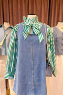 genevieve-gestreepte-blouse-groen-sweet-like-you-productfoto-etalage-vooraanzicht-1