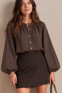 Celestina Geruite Hemd Blouse | Sweet Like You