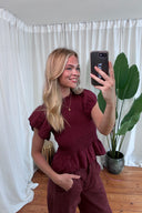 odette-korte-mouw-smock-blouse-bordeaux-sweet-like-you-lookfoto-vooraanzicht-1