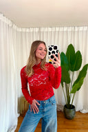 Alexia Scallop Blouse | Sweet Like You