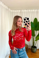 Alexia Kanten Blouse | Sweet Like You