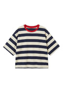 Maxelle Gestreepte Boxy T-Shirt  | Orla Antwerp