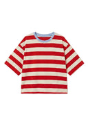 Maxelle Gestreepte Boxy T-Shirt  | Orla Antwerp