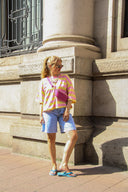 Maxelle Gestreepte Boxy T-Shirt  | Orla Antwerp