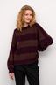 kimmy-gestreepte-gebreide-trui-wine-rosebrown-culture-model-vooraanzicht-1