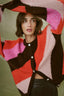 diga-kimmy-cardigan-brown-pink-mix-culture-model-vooraanzicht-1