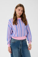 Deny Gebreide Gestreepte Trui