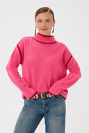 jia-katrina-gebreide-col-trui-fandango-pink-roze-culture-modelfoto-vooraanzicht-2