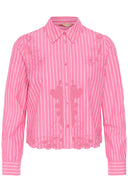 Nissa Gestreepte Broderie Hemd Blouse | Culture
