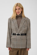 Birsen Geruite Blazer | Culture