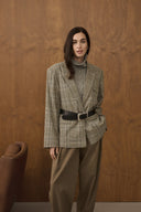 Birsen Geruite Blazer | Culture