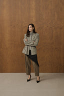 Birsen Geruite Blazer | Culture