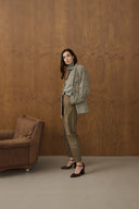 Birsen Geruite Blazer | Culture