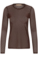 laya-polka-dot-mesh-blouse-brown-dot-bruin-culture-productfoto-vooraanzicht-1