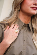 Sia Ovalen Gouden Ring | Sweet Like You