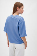 Emrys Plain V-Neck Boxy T-Shirt | MbyM