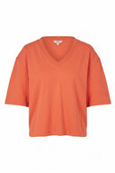 Emrys Plain V-Neck Boxy T-Shirt | MbyM