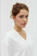 Emrys Plain V-Neck Boxy T-Shirt