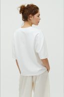 Emrys Plain V-Neck Boxy T-Shirt