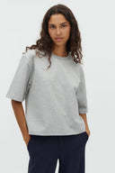 Emrys Boxy Plain T-Shirt | MbyM