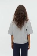 Emrys Boxy Plain T-Shirt | MbyM