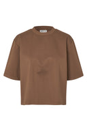 Emrys Boxy Plain T-Shirt | MbyM