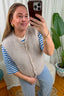 Carmela Mouwloos Cardigan