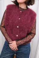 Carmela Sleeveless Cardigan