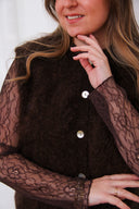 Carmela Sleeveless Cardigan