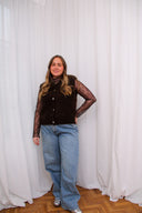 Carmela Sleeveless Cardigan