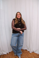 Carmela Sleeveless Cardigan