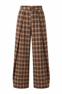 nomi-geruite-barrel-balloon-geklede-broek-brown-bruin-sweet-like-you-productfoto-vooraanzicht-1