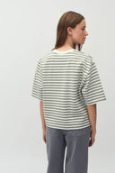 Emrys Gestreepte Boxy T-Shirt