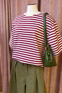 Emrys Striped Boxy T-Shirt | MbyM