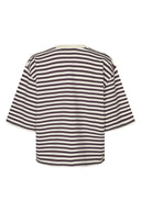 Emrys Striped Boxy T-Shirt | MbyM