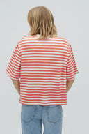 Emrys Striped Boxy T-Shirt | MbyM