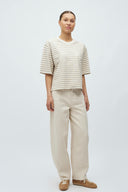 Emrys Gestreepte Boxy T-Shirt