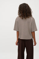 Emrys Gestreepte Boxy T-Shirt